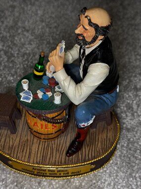 Y-Me Ranch Hands Gambler 5.5” Tall Figurine 2007 Item No. 13321